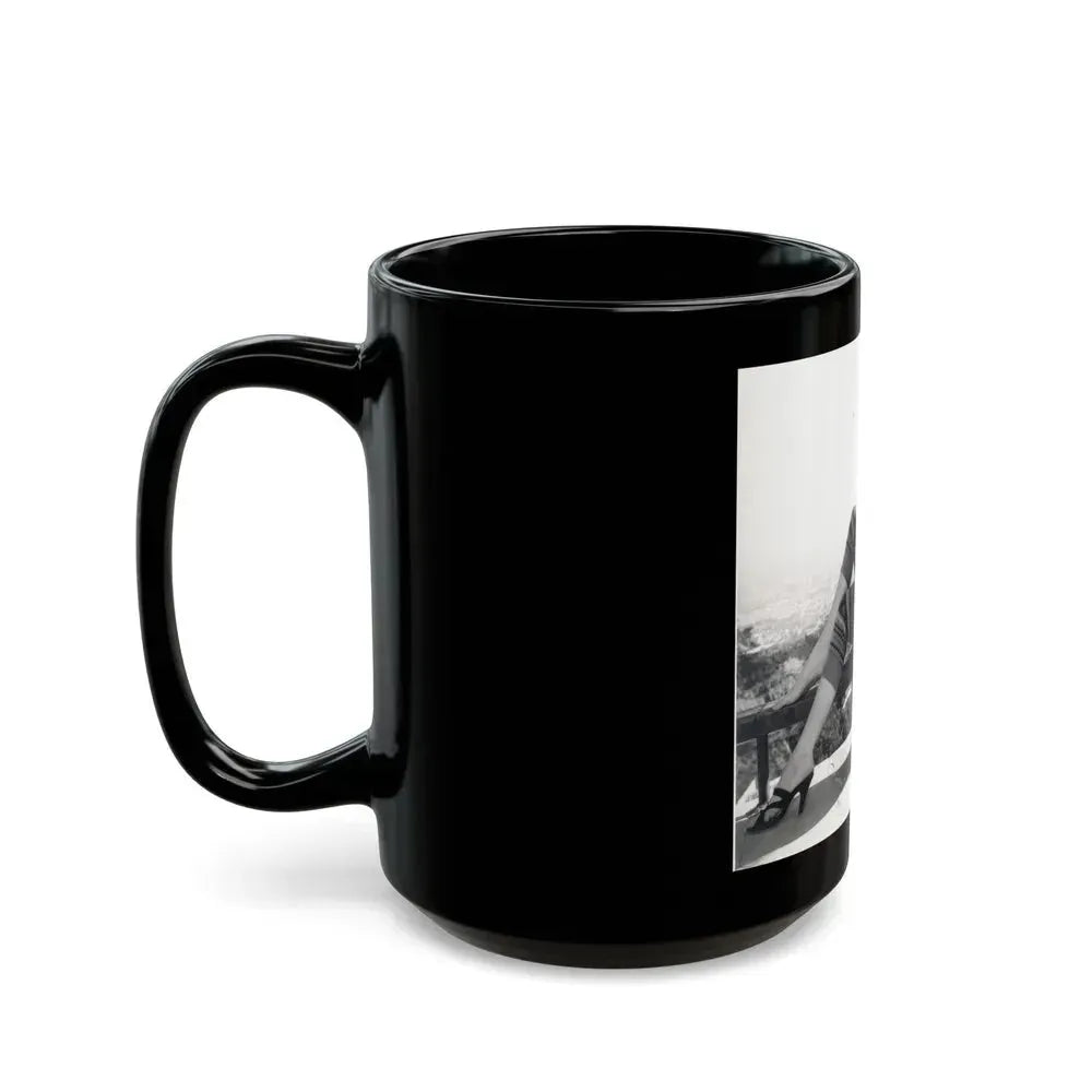Betty Brosmer #173 (Vintage Female Icon) Black Coffee Mug - Go Mug Yourself