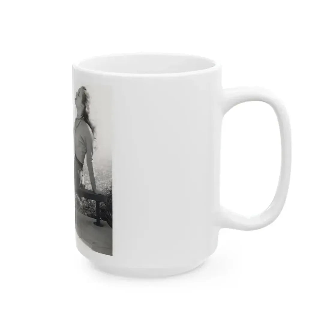 Betty Brosmer #173 (Vintage Female Icon) White Coffee Mug - Go Mug Yourself