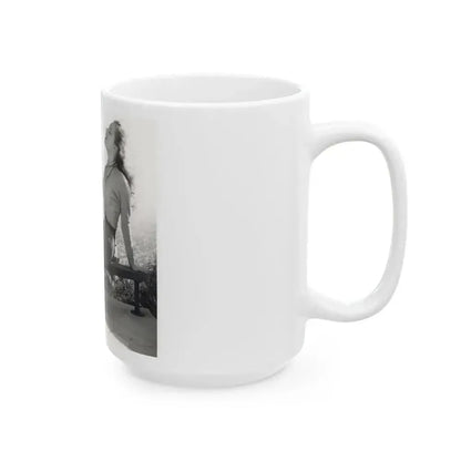 Betty Brosmer #173 (Vintage Female Icon) White Coffee Mug - Go Mug Yourself