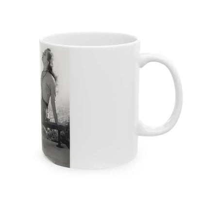 Betty Brosmer #173 (Vintage Female Icon) White Coffee Mug - Go Mug Yourself