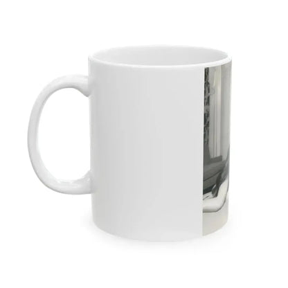 Betty Brosmer #174 (Vintage Female Icon) White Coffee Mug - Go Mug Yourself