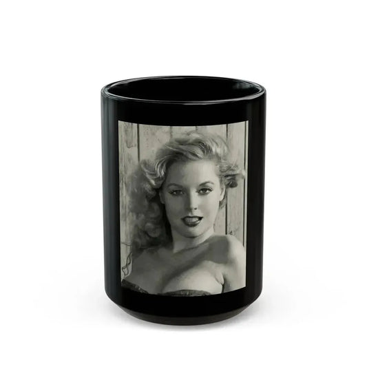 Betty Brosmer #179 (Vintage Female Icon) Black Coffee Mug 15oz - Go Mug Yourself