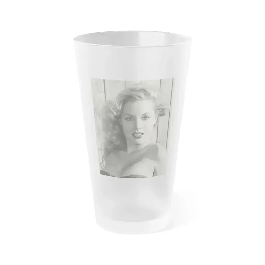 Betty Brosmer #179 (Vintage Female Icon) Frosted Pint Glass 16oz 16oz Frosted - Go Mug Yourself