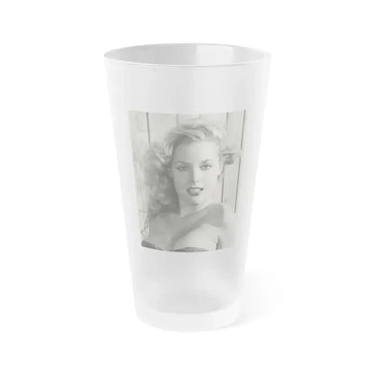 Betty Brosmer #179 (Vintage Female Icon) Frosted Pint Glass 16oz 16oz Frosted - Go Mug Yourself