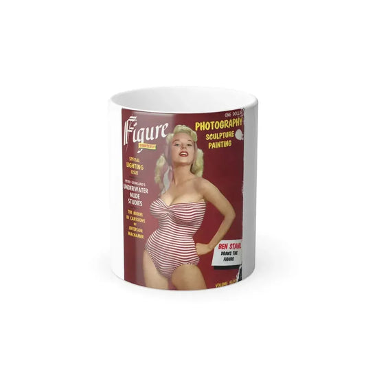 Betty Brosmer #183 - Mag. Cover (Vintage Female Icon) Color Changing Mug 11oz 11oz - Go Mug Yourself