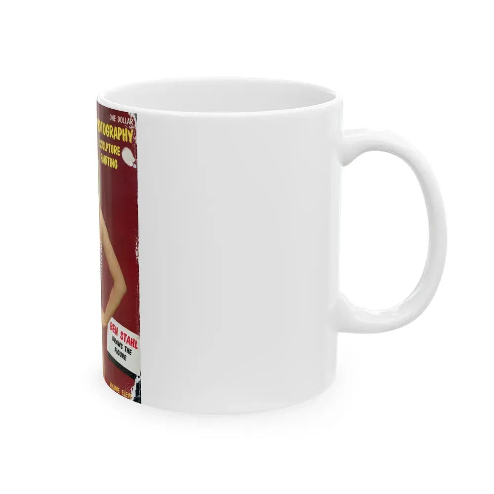 Betty Brosmer #183 - Mag. Cover (Vintage Female Icon) White Coffee Mug - Go Mug Yourself