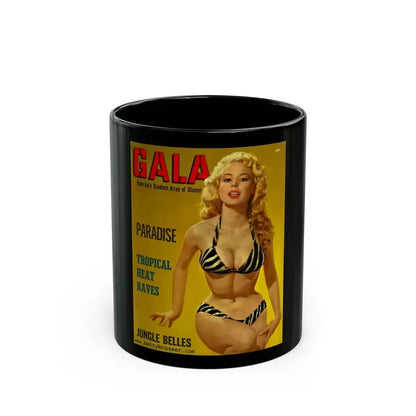 Betty Brosmer #199 - Mag. Cover (Vintage Female Icon) Black Coffee Mug 11oz - Go Mug Yourself