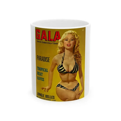 Betty Brosmer #199 - Mag. Cover (Vintage Female Icon) White Coffee Mug 11oz - Go Mug Yourself