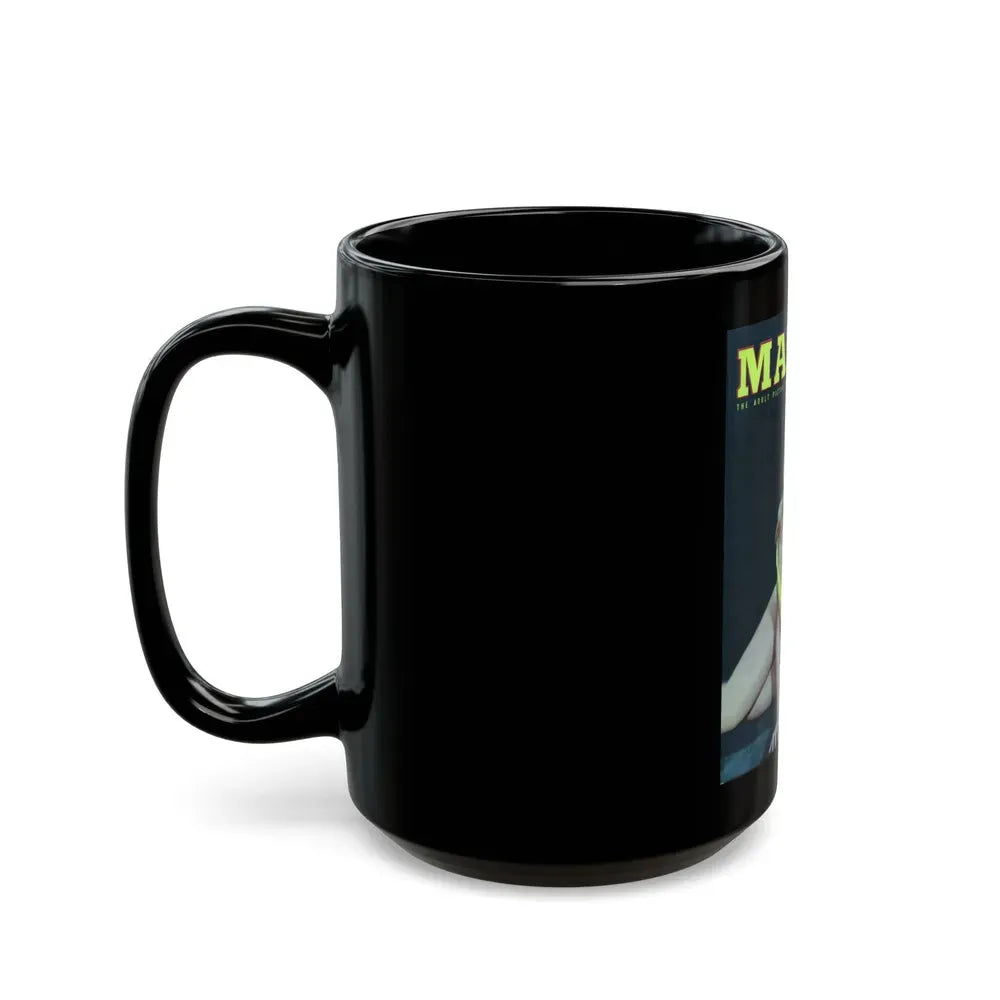 Betty Brosmer #209 - Mag. Cover (Vintage Female Icon) Black Coffee Mug - Go Mug Yourself