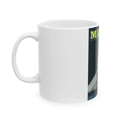 Betty Brosmer #209 - Mag. Cover (Vintage Female Icon) White Coffee Mug - Go Mug Yourself