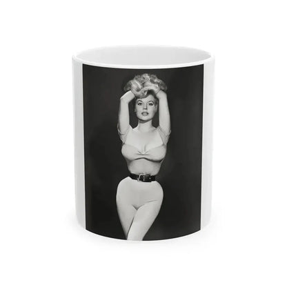Betty Brosmer #210 (Vintage Female Icon) White Coffee Mug 11oz - Go Mug Yourself