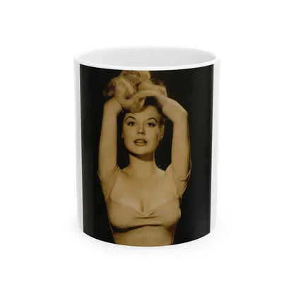 Betty Brosmer #215 (Vintage Female Icon) White Coffee Mug 11oz - Go Mug Yourself