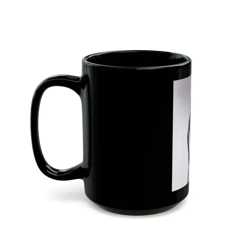 Betty Brosmer #22 (Vintage Female Icon) Black Coffee Mug - Go Mug Yourself