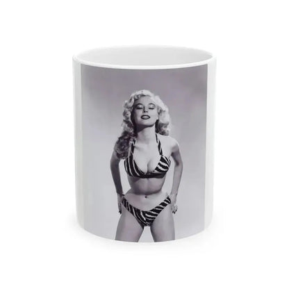 Betty Brosmer #22 (Vintage Female Icon) White Coffee Mug 11oz - Go Mug Yourself