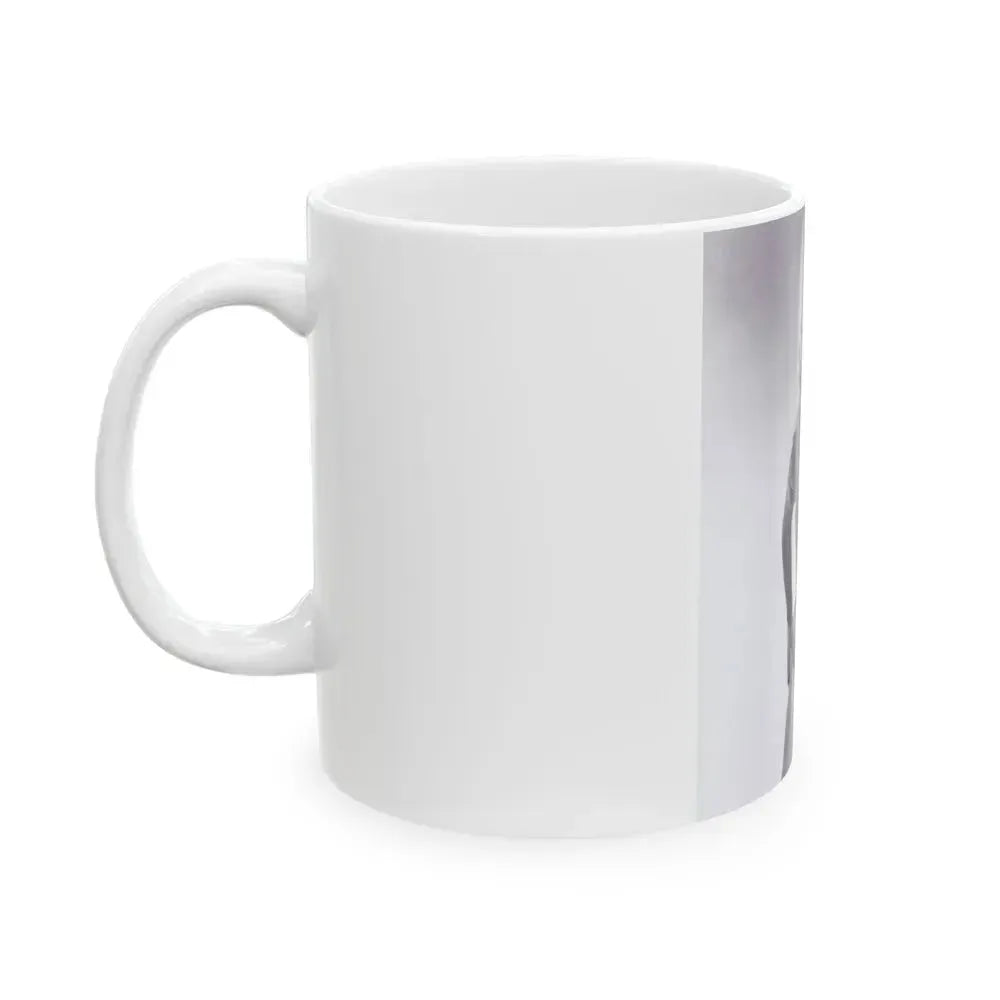 Betty Brosmer #22 (Vintage Female Icon) White Coffee Mug - Go Mug Yourself