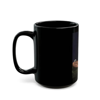 Betty Brosmer #221 (Vintage Female Icon) Black Coffee Mug - Go Mug Yourself