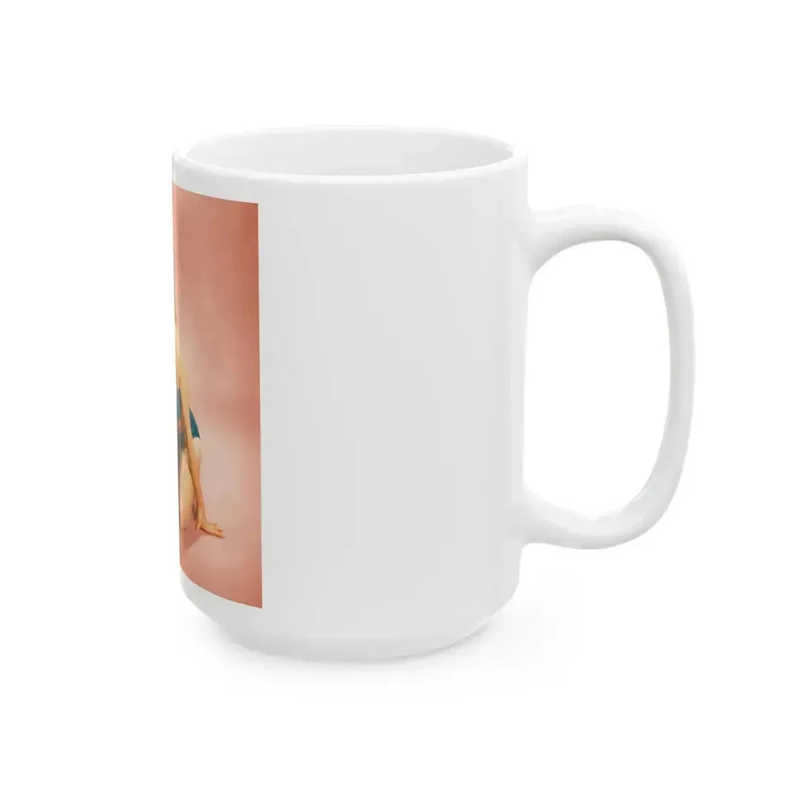 Betty Brosmer #223 (Vintage Female Icon) White Coffee Mug - Go Mug Yourself