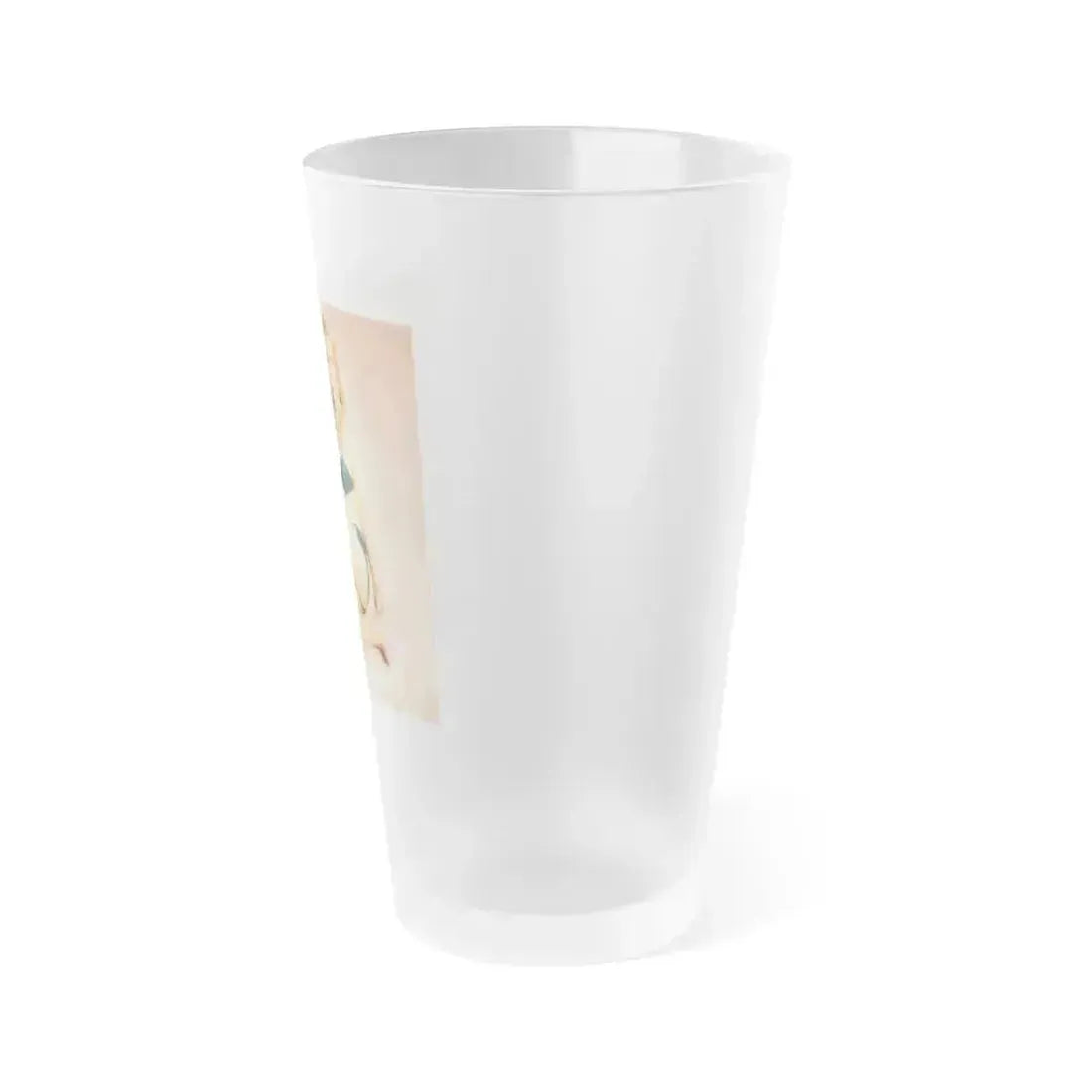 Betty Brosmer #224 (Vintage Female Icon) Frosted Pint Glass 16oz - Go Mug Yourself