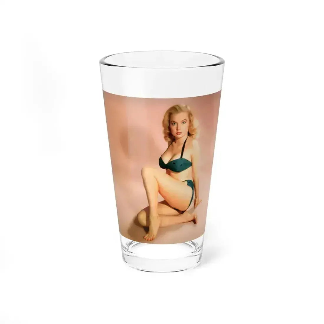 Betty Brosmer #224 (Vintage Female Icon) Pint Glass 16oz 16oz - Go Mug Yourself