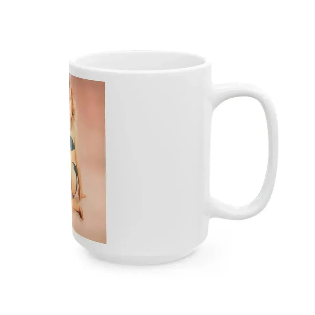 Betty Brosmer #224 (Vintage Female Icon) White Coffee Mug - Go Mug Yourself