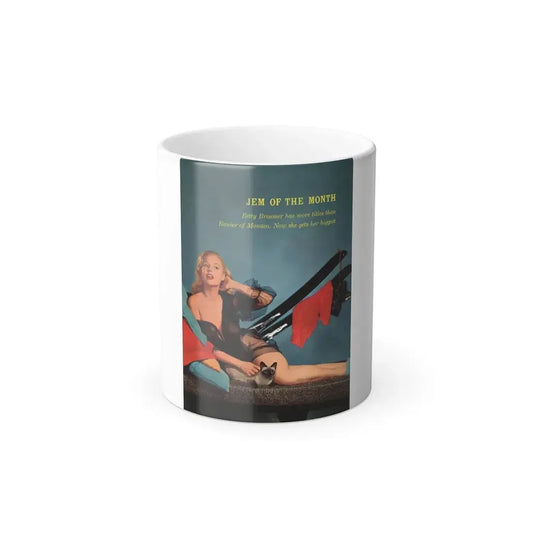Betty Brosmer #225 (Vintage Female Icon) Color Changing Mug 11oz 11oz - Go Mug Yourself