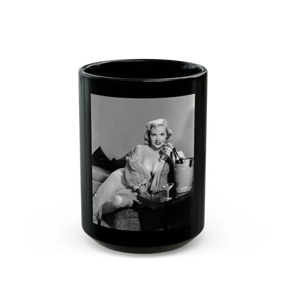 Betty Brosmer #229 (Vintage Female Icon) Black Coffee Mug 15oz - Go Mug Yourself