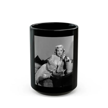 Betty Brosmer #229 (Vintage Female Icon) Black Coffee Mug 15oz - Go Mug Yourself