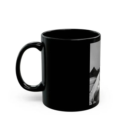 Betty Brosmer #229 (Vintage Female Icon) Black Coffee Mug - Go Mug Yourself
