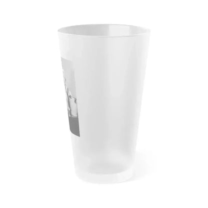 Betty Brosmer #229 (Vintage Female Icon) Frosted Pint Glass 16oz - Go Mug Yourself