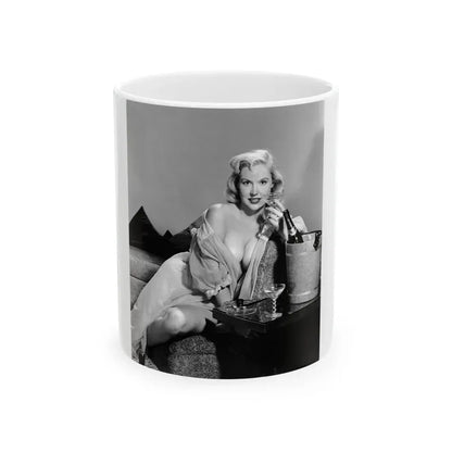 Betty Brosmer #229 (Vintage Female Icon) White Coffee Mug 11oz - Go Mug Yourself