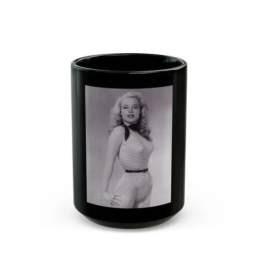 Betty Brosmer #233 (Vintage Female Icon) Black Coffee Mug 15oz - Go Mug Yourself