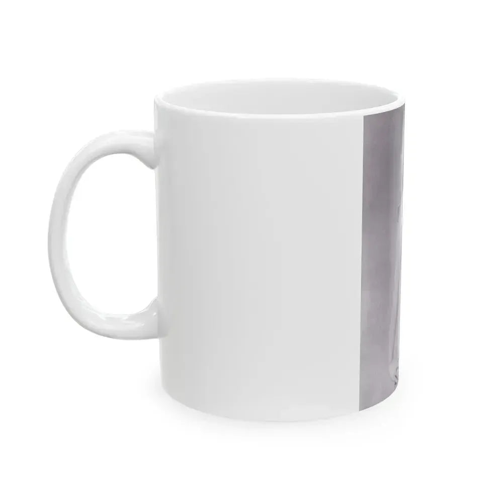 Betty Brosmer #233 (Vintage Female Icon) White Coffee Mug - Go Mug Yourself