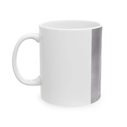 Betty Brosmer #233 (Vintage Female Icon) White Coffee Mug - Go Mug Yourself