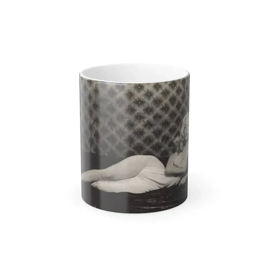 Betty Brosmer #239 - Index has 1 B&W Photo of Betty from Jem Mag. Vol. 1 #01 Nov. '56 (Vintage Female Icon) Color Changing Mug 11oz 11oz - Go Mug Yourself