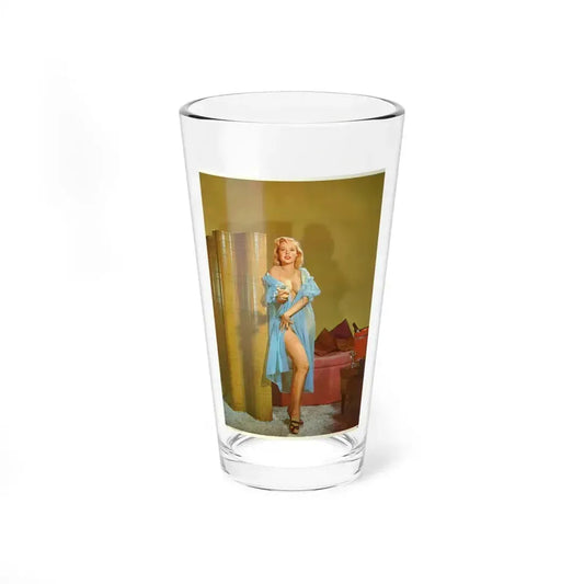 Betty Brosmer #242 - 12x16 Full Color Pin-Up Poster from 50's (Vintage Female Icon) Pint Glass 16oz 16oz - Go Mug Yourself