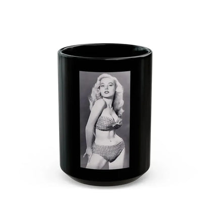 Betty Brosmer #39 (Vintage Female Icon) Black Coffee Mug 15oz - Go Mug Yourself