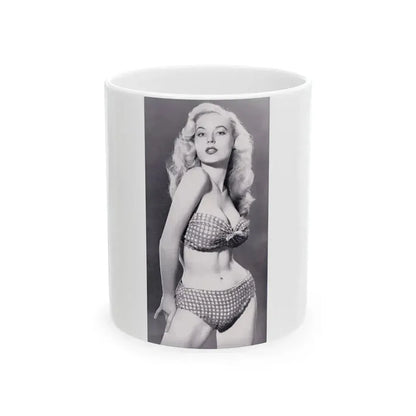 Betty Brosmer #39 (Vintage Female Icon) White Coffee Mug 11oz - Go Mug Yourself