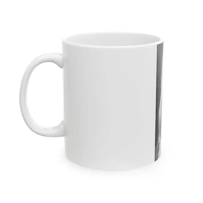 Betty Brosmer #39 (Vintage Female Icon) White Coffee Mug - Go Mug Yourself