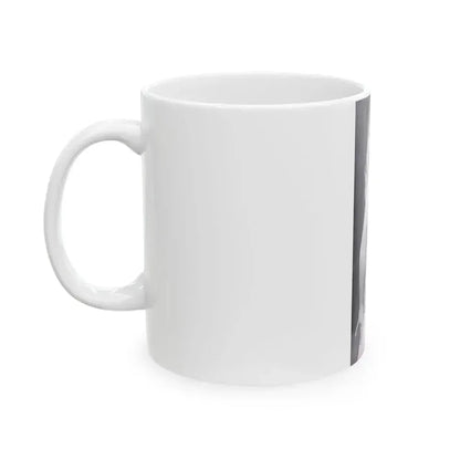 Betty Brosmer #39 (Vintage Female Icon) White Coffee Mug - Go Mug Yourself