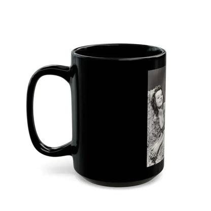 Betty Field #01 (Vintage Female Icon) Black Coffee Mug - Go Mug Yourself