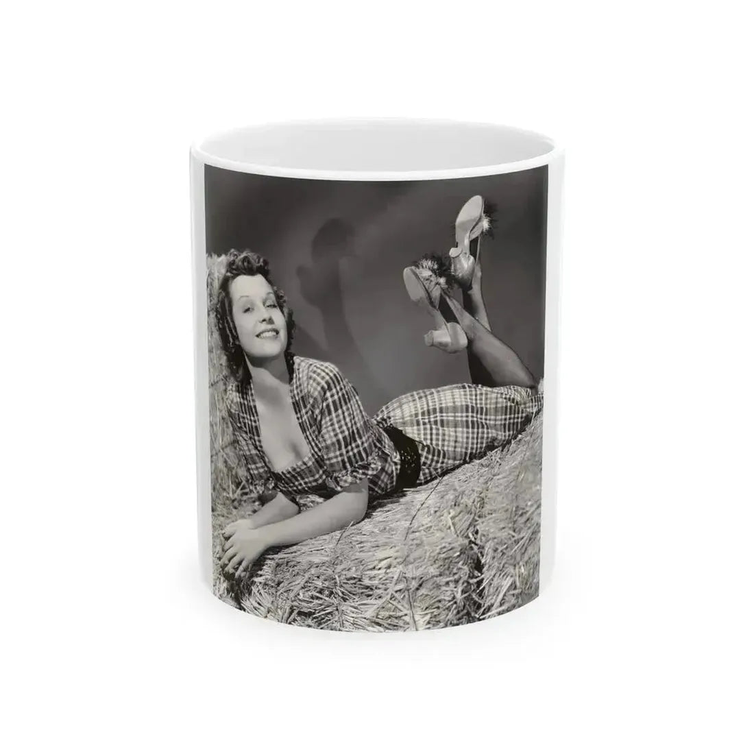 Betty Field #01 (Vintage Female Icon) White Coffee Mug 11oz - Go Mug Yourself