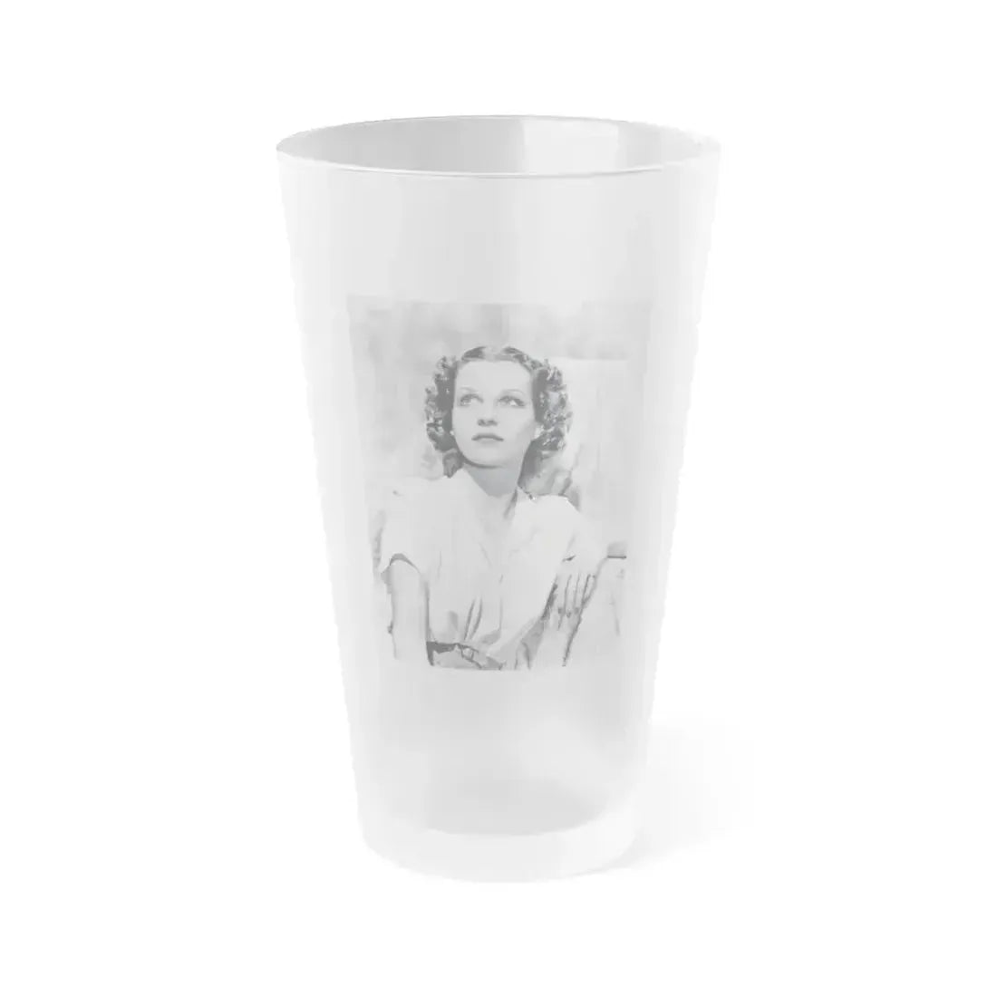 Betty Field #02 (Vintage Female Icon) Frosted Pint Glass 16oz 16oz Frosted - Go Mug Yourself