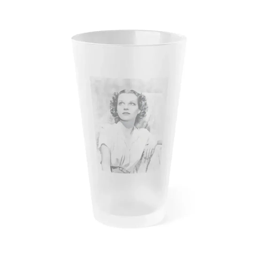 Betty Field #02 (Vintage Female Icon) Frosted Pint Glass 16oz 16oz Frosted - Go Mug Yourself