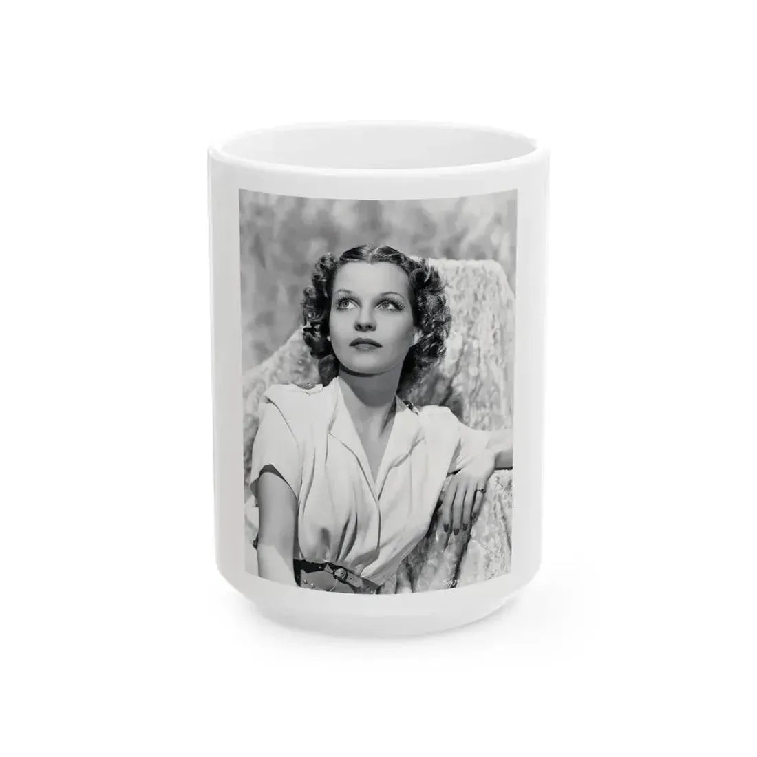 Betty Field #02 (Vintage Female Icon) White Coffee Mug 15oz - Go Mug Yourself