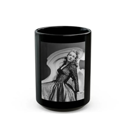 Betty Field #03 (Vintage Female Icon) Black Coffee Mug 15oz - Go Mug Yourself