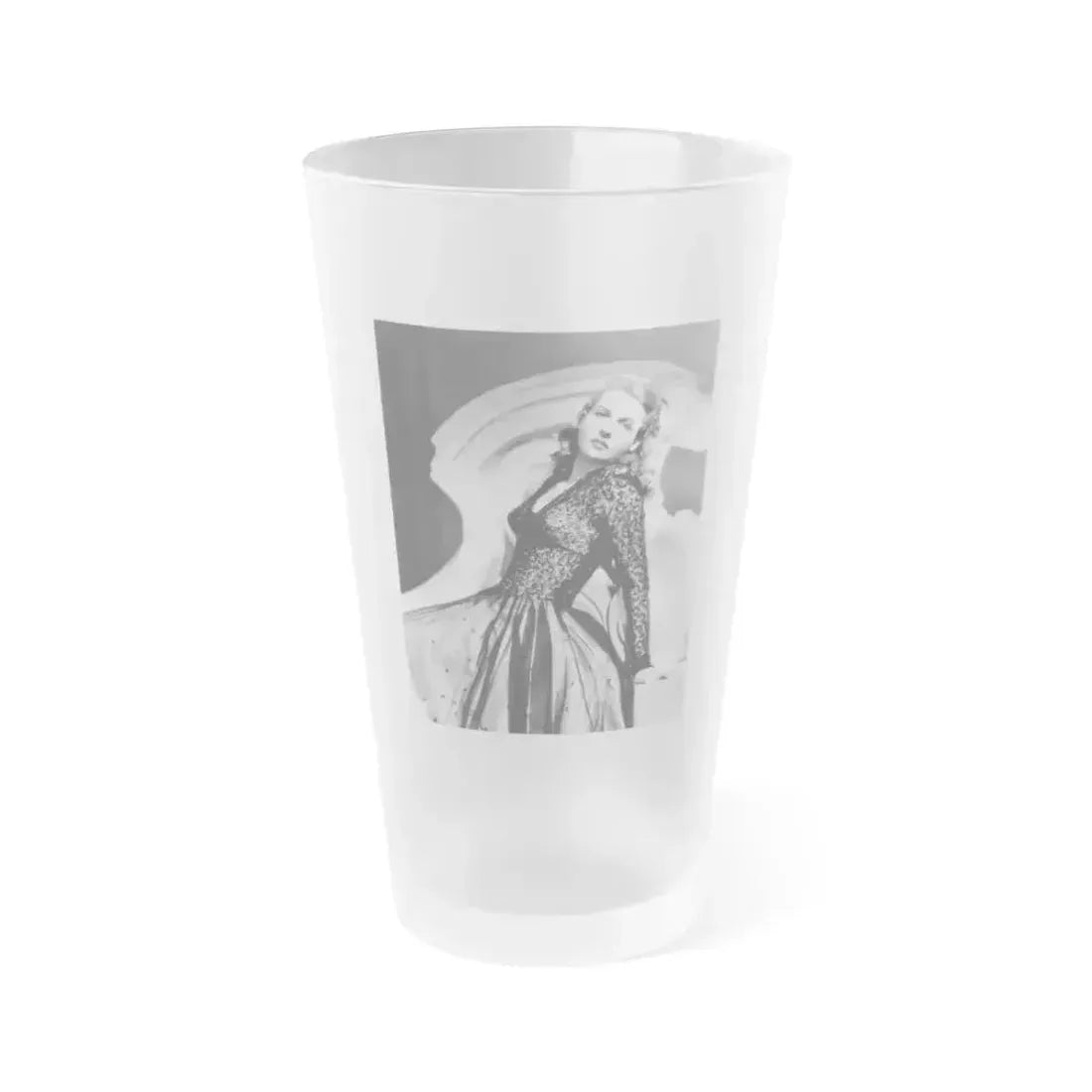 Betty Field #03 (Vintage Female Icon) Frosted Pint Glass 16oz 16oz Frosted - Go Mug Yourself