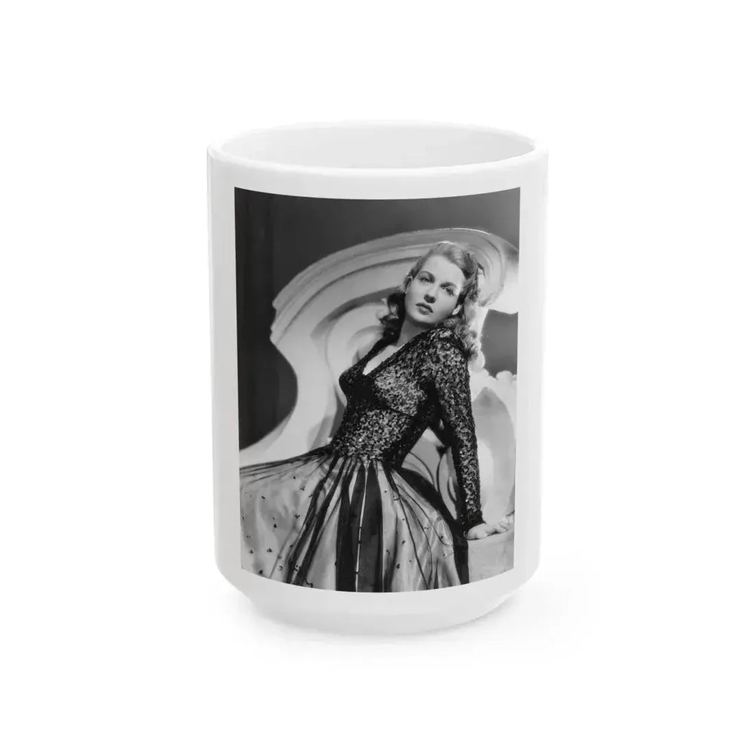 Betty Field #03 (Vintage Female Icon) White Coffee Mug 15oz - Go Mug Yourself