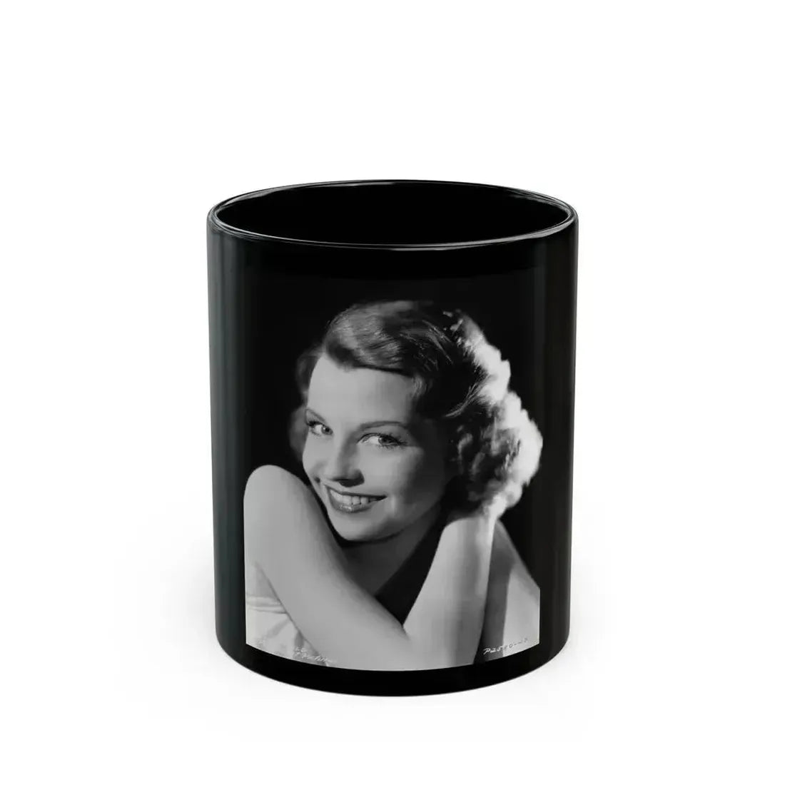 Betty Field #05 (Vintage Female Icon) Black Coffee Mug 11oz - Go Mug Yourself
