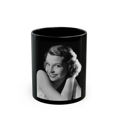 Betty Field #05 (Vintage Female Icon) Black Coffee Mug 11oz - Go Mug Yourself