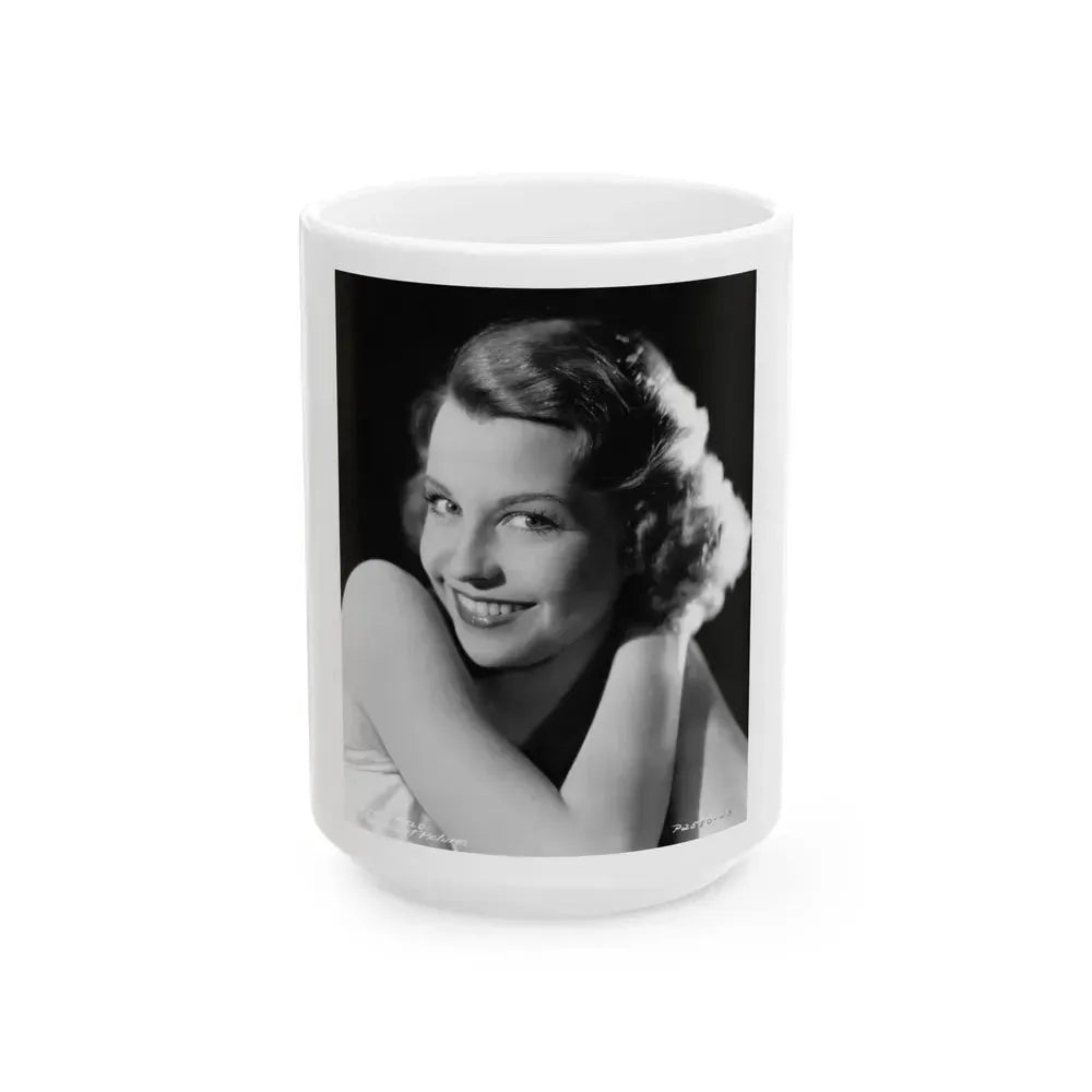 Betty Field #05 (Vintage Female Icon) White Coffee Mug 15oz - Go Mug Yourself